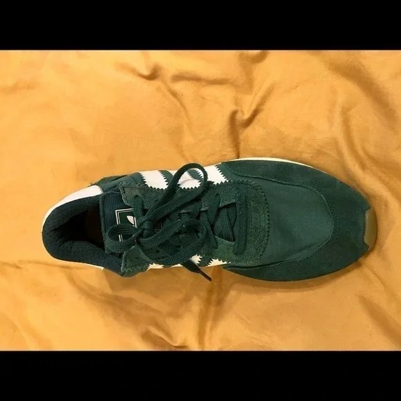 Adidas Iniki Runner Shoes, Collegiate Green, Size 11.5 - Picture 4 of 6